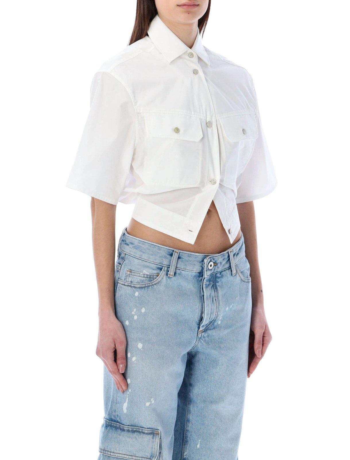 Toybox Poplin Cinched Ss Shirt