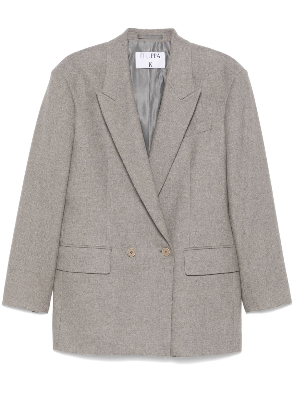 Blazer Doppiopetto In Flanella