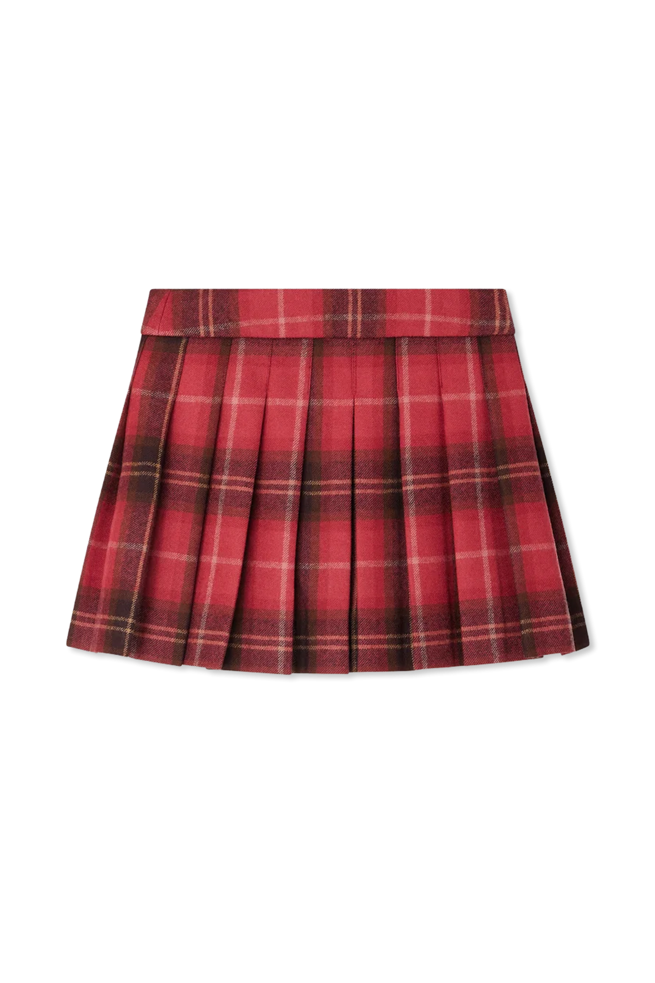 Wool Skirt, Unisex, Red