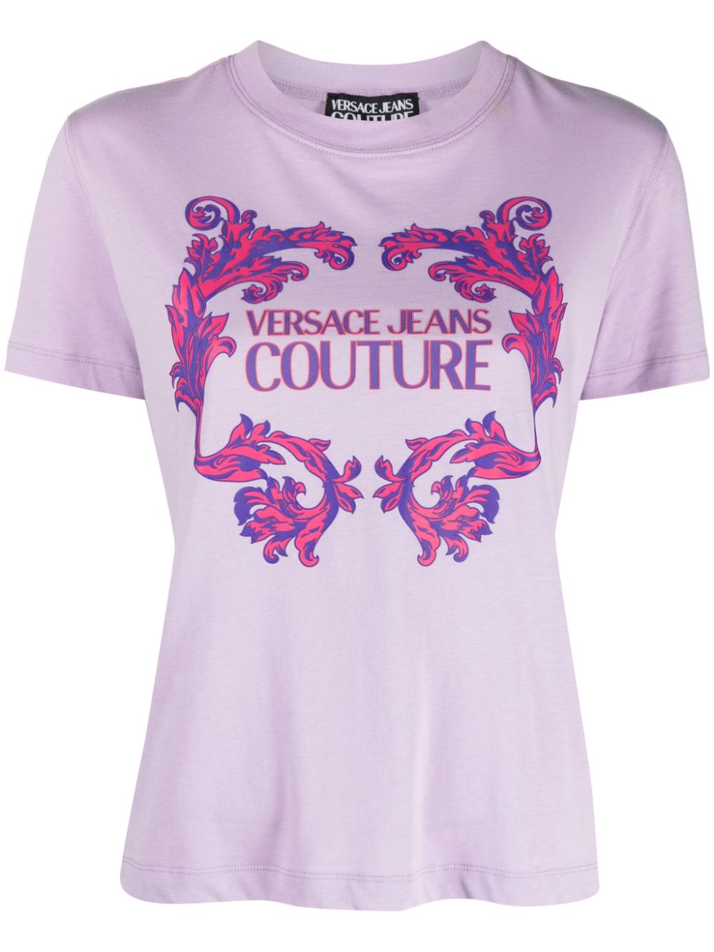 Logo-print cotton T-shirt - Purple