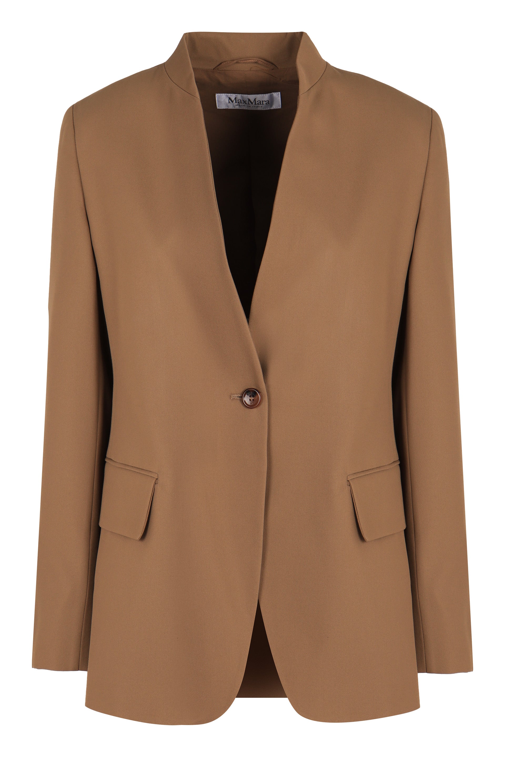 Segnale Single-Breasted One-Button Cotton Jacket