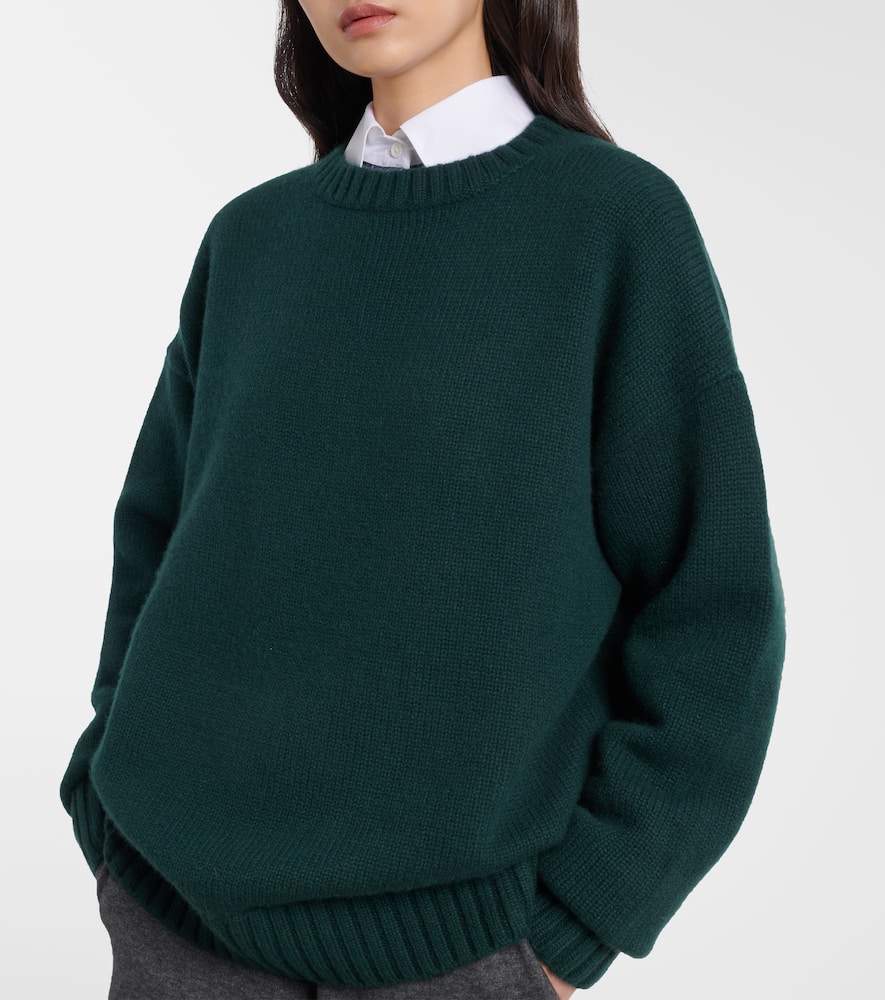 Lovely ribbed-knit cashmere sweater