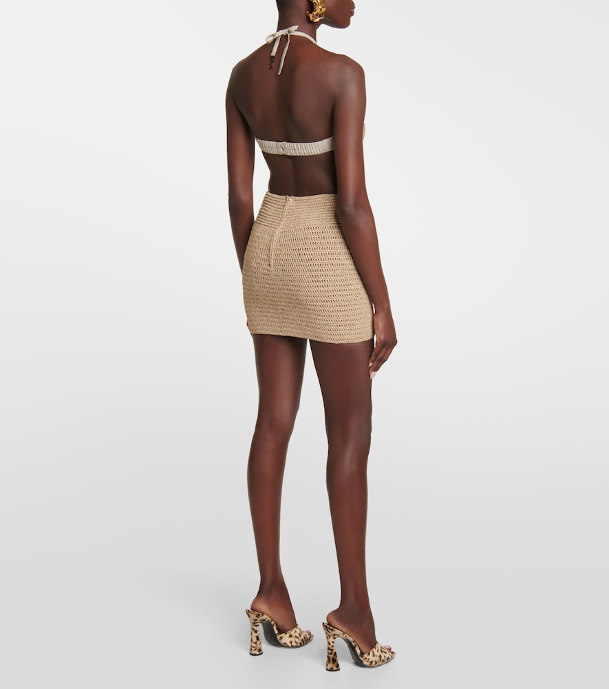 The Mannei Lima crochet silk-blend bra top