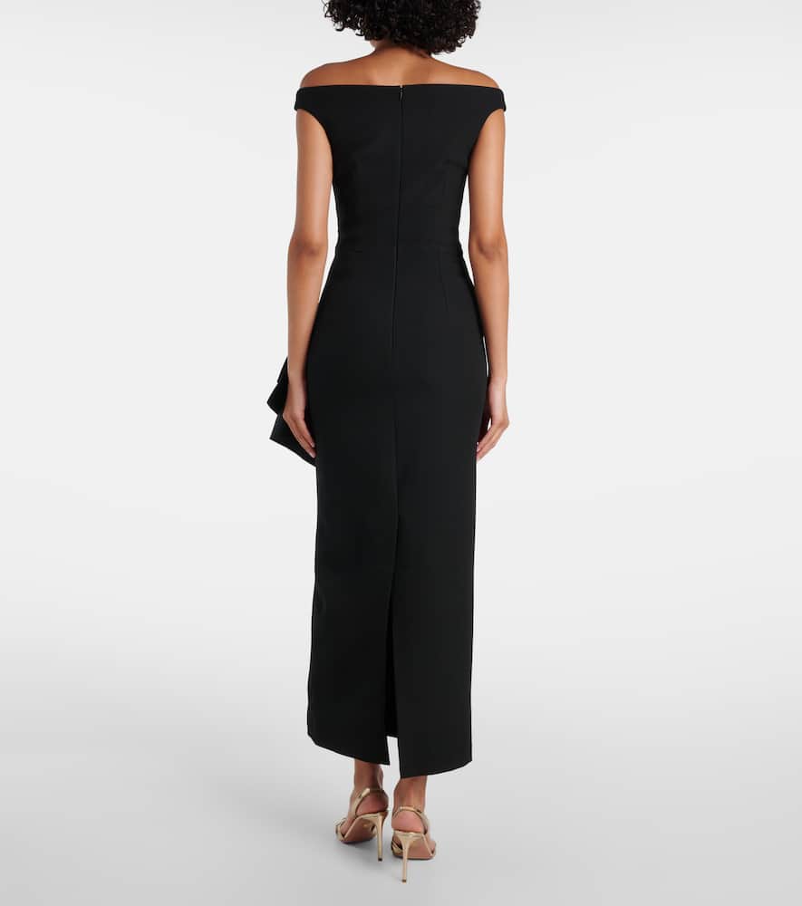 Bree draped midi dress