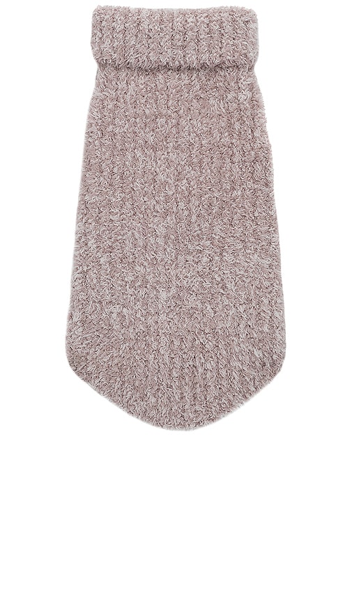 Barefoot Dreams HUNDEPULLOVER COZYCHIC RIBBED PET SWEATER in Mauve. Größe XXXL/3X. Also in L, S, XL/1X, XXL/2X