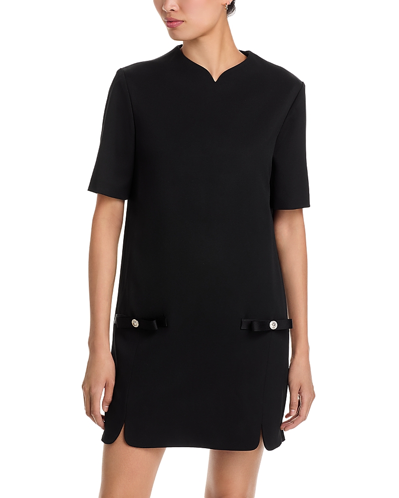 Versace bow-detail dress - Black
