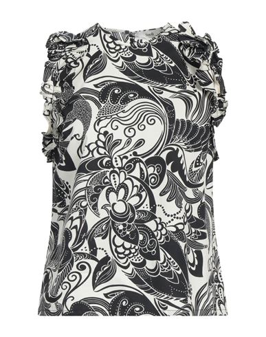 Woman Top Black Size 4 Cotton