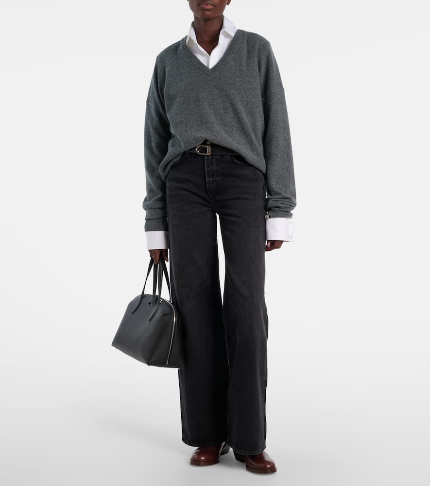 Paloma high-rise wide-leg jeans