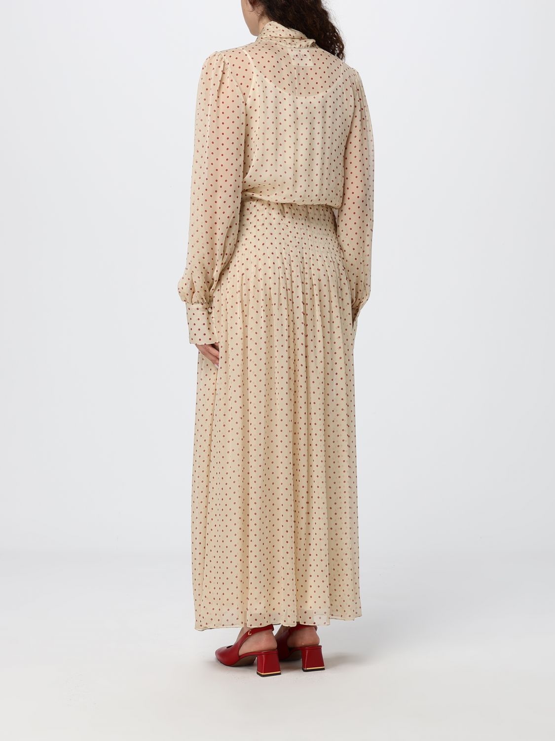 Dress Woman color Yellow Cream