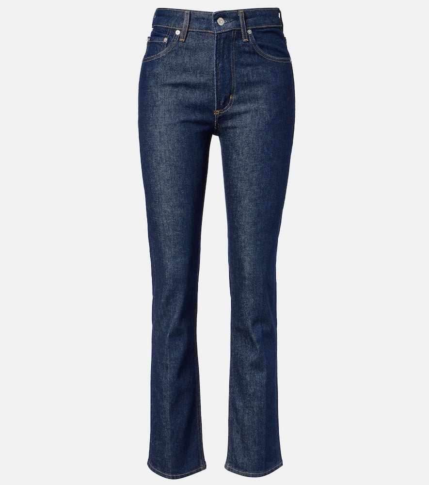 Zurie high-rise straight jeans