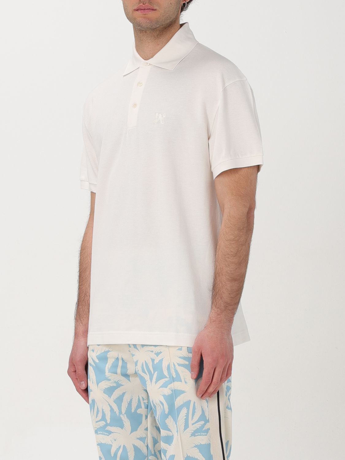Polo Shirt Men color White