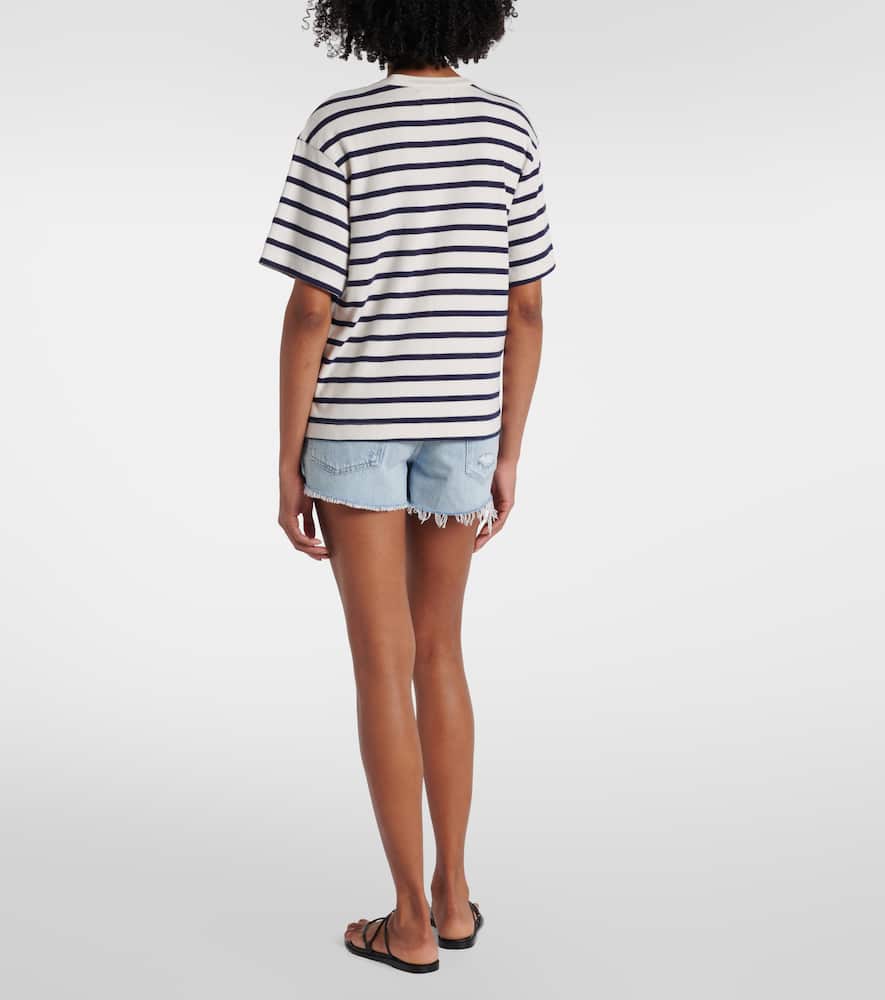 Goldie cotton-blend jersey T-shirt