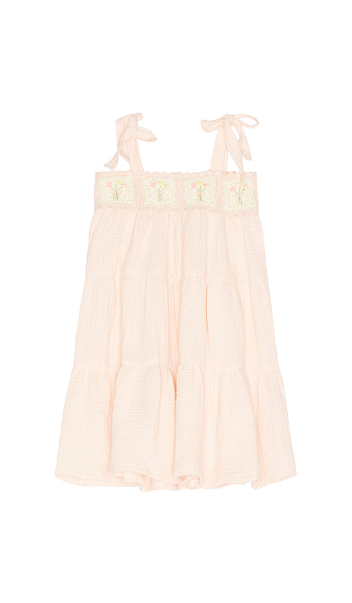 Wild Wawa Crochet Dress in Pink. 18/24. Also /3, 3/4