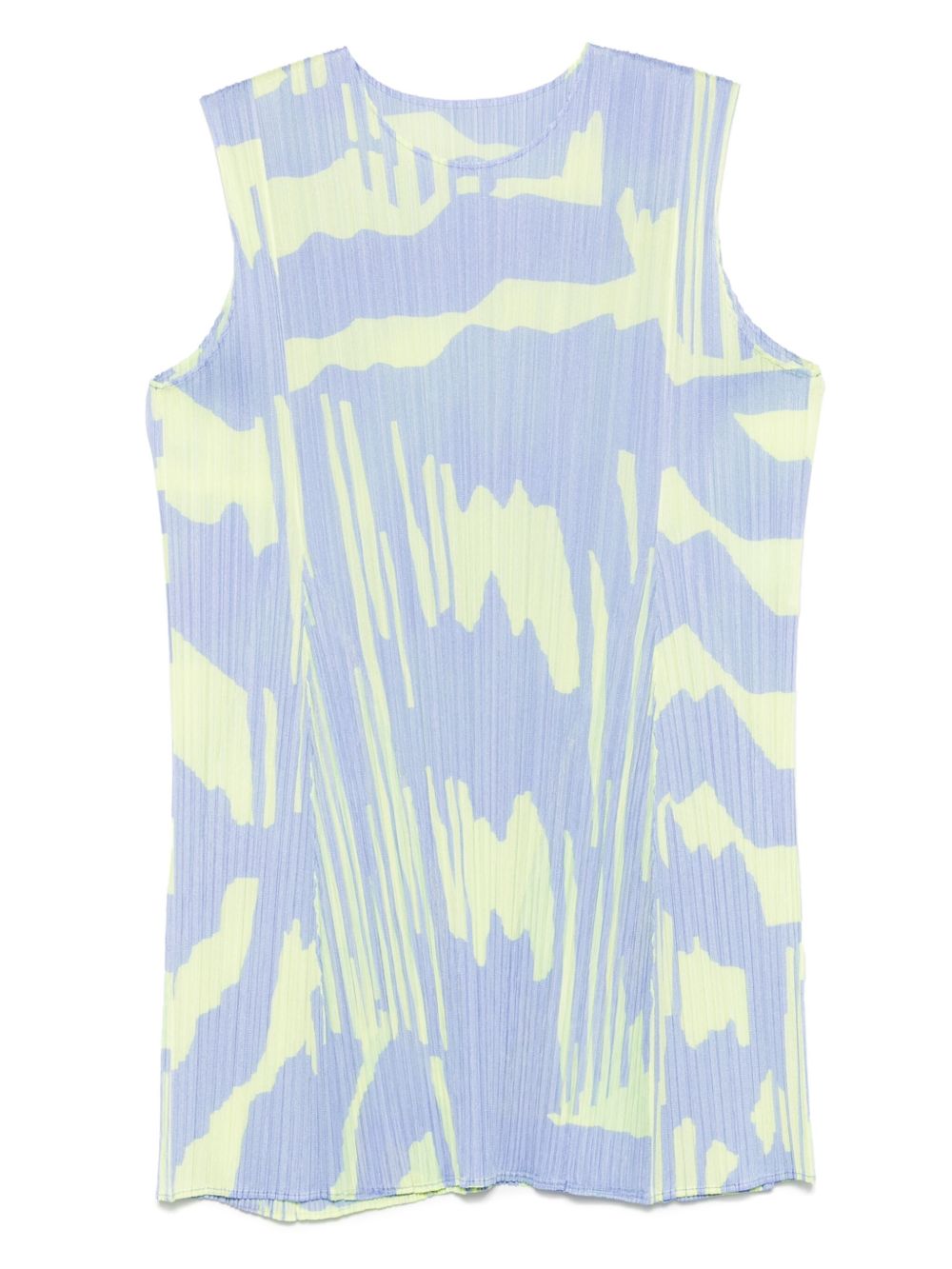 Pleats Please Issey Miyake Refraction mini dress - Blue