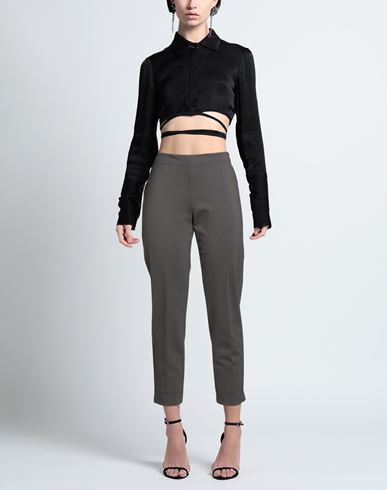 Woman Pants Grey Size 8 Viscose, Polyamide, Elastane