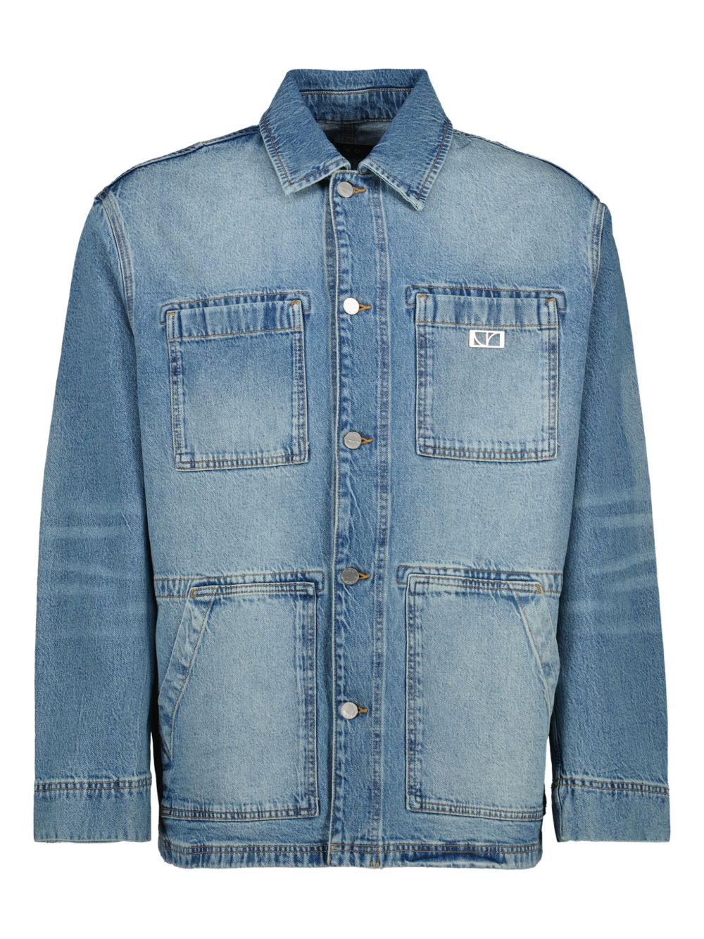 IRO washed denim jacket - Blue