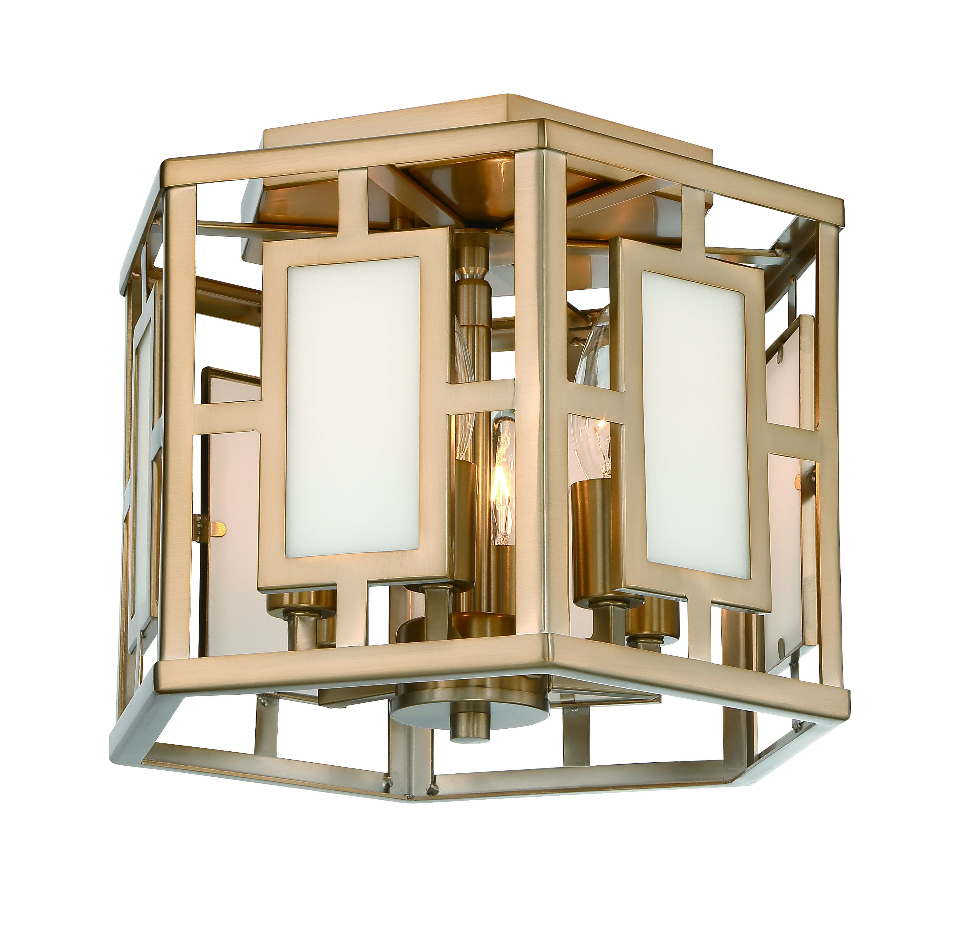 Libby Langdon for Crystorama Hillcrest Ceiling Light in Vibrant Gold