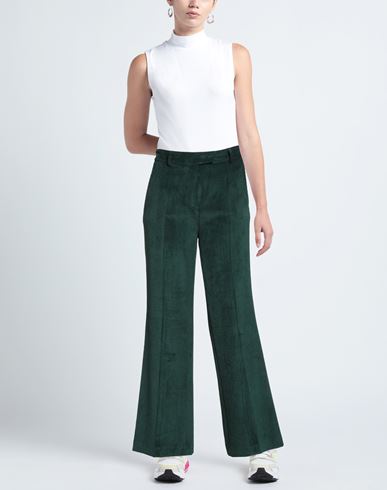 Woman Pants Dark green Size 6 Polyester, Polyamide, Elastane