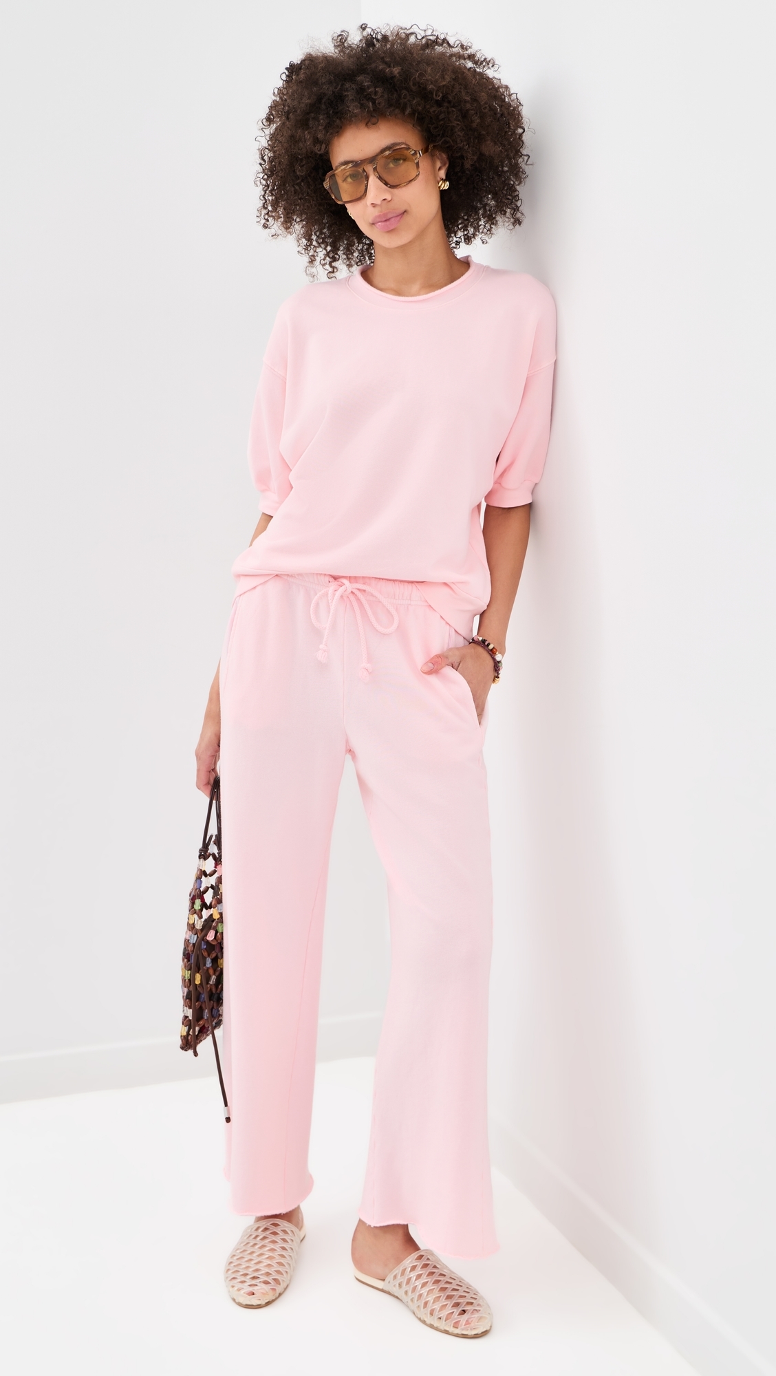 Matteo Sweatpants Pink Drop