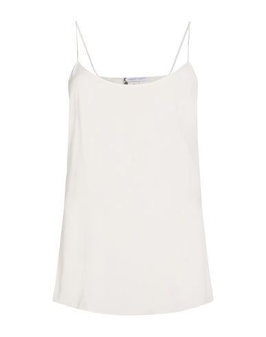 Woman Top White Size 2 Acetate, Silk, Elastane