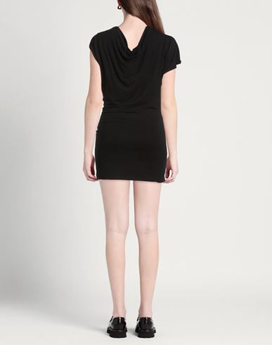 Woman Mini dress Black Size S Viscose, Elastane