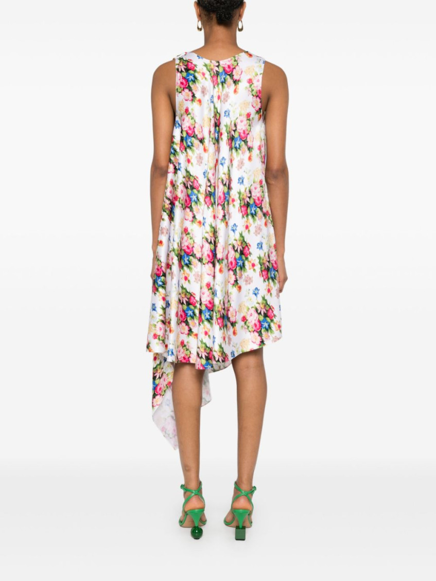 Silk Asymmetric Dress