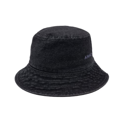 Arc Bucket Hat Black Denim