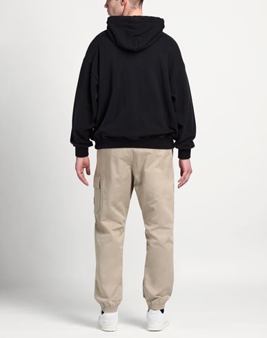 Man Sweatshirt Black Size 3 Cotton