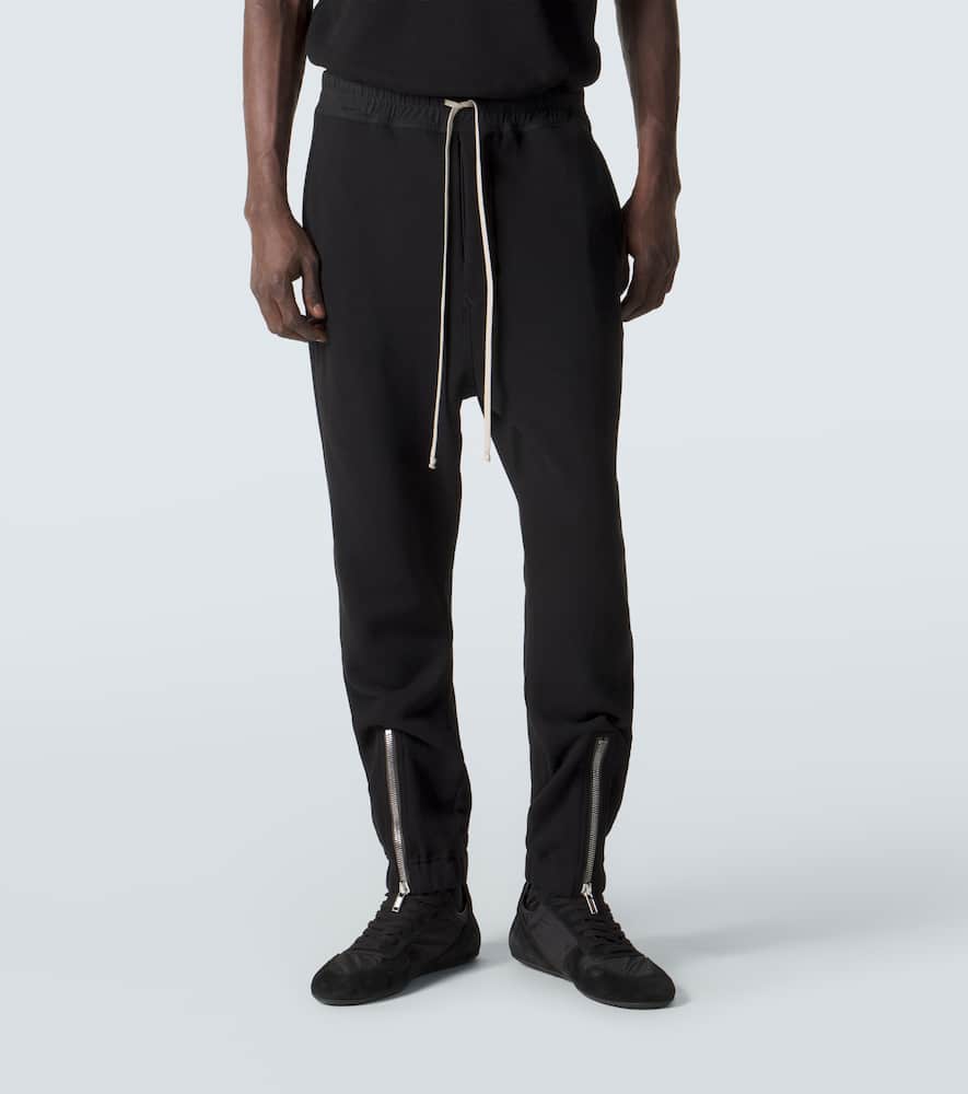 Tecuatl cotton jersey terry sweatpants