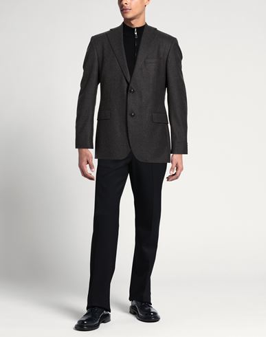 Man Blazer Grey Size 40 Virgin Wool