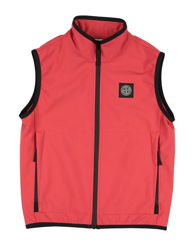 Kid Boy Vest Red Size 10 Polyester, Elastane