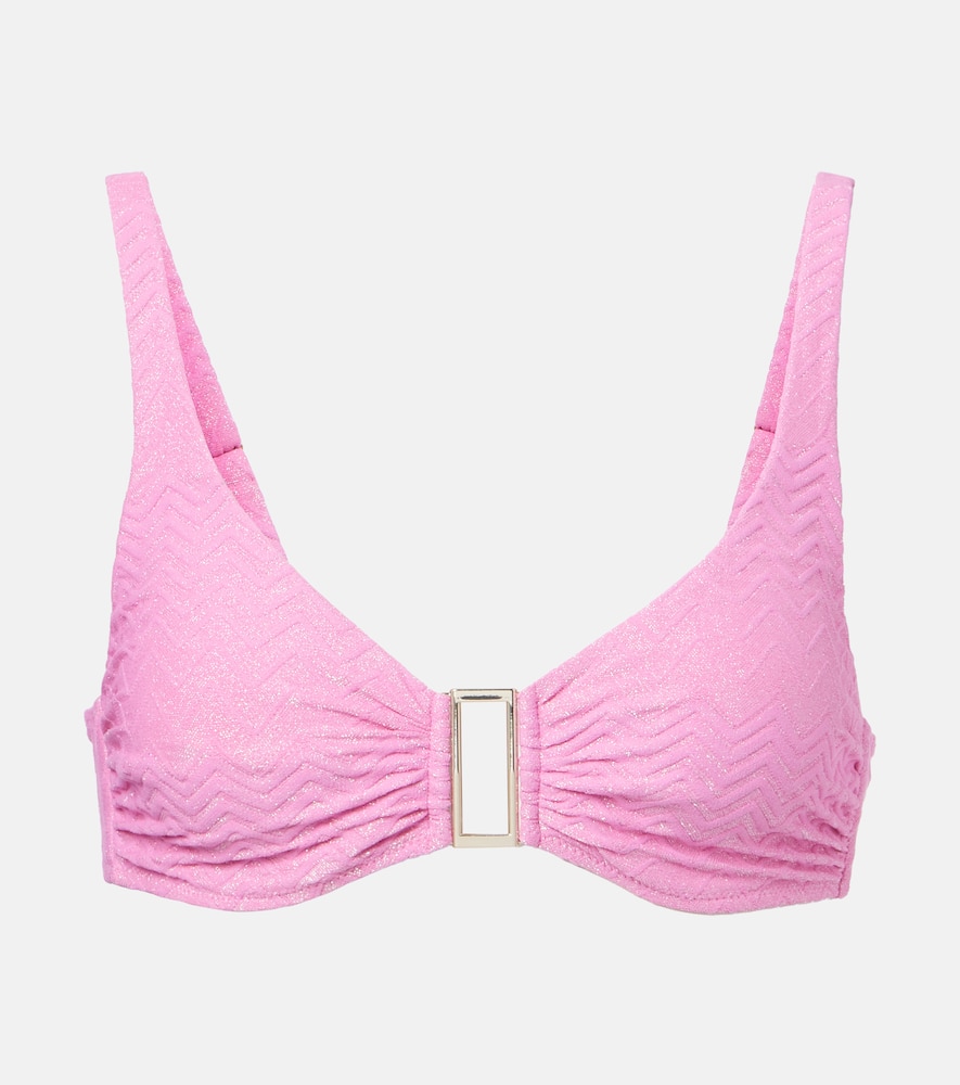 Bel Air chevron bikini top