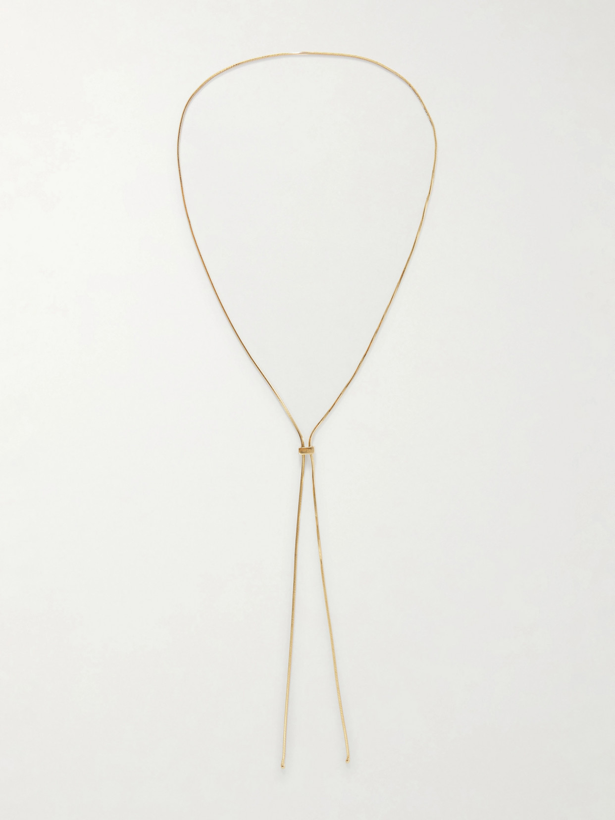 Bolo Gold-pendant Sterling-silver Necklace - One size