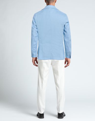 Man Blazer Sky blue Size 36 Linen