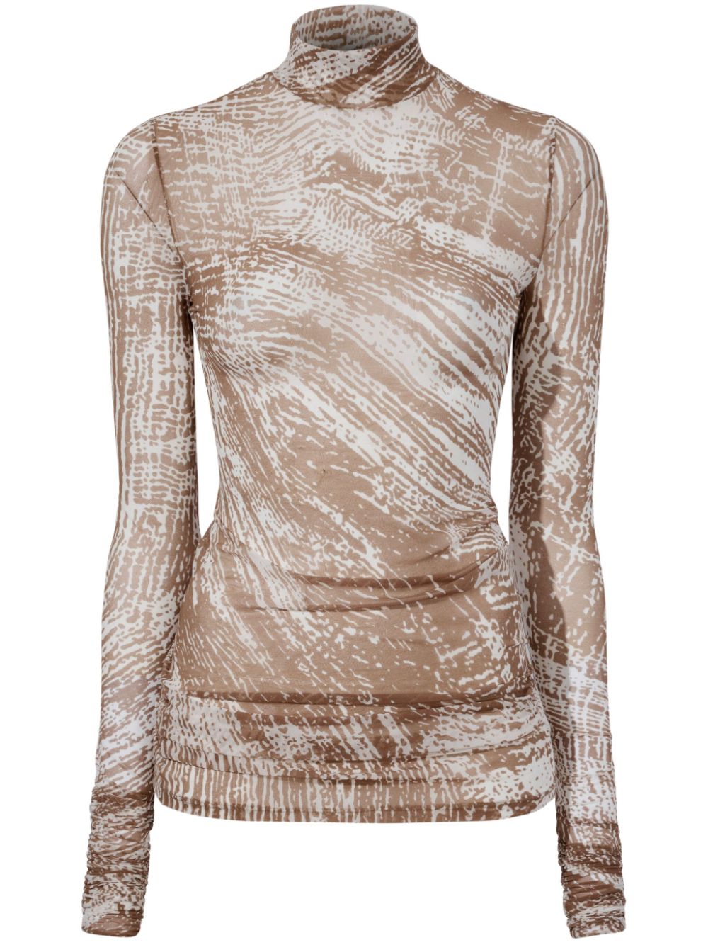 Rio printed jersey top - Neutrals