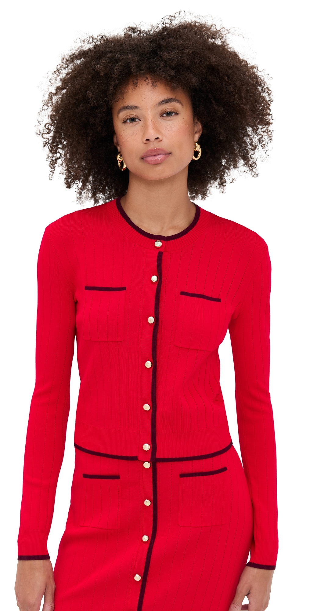 Diana Cardigan Red