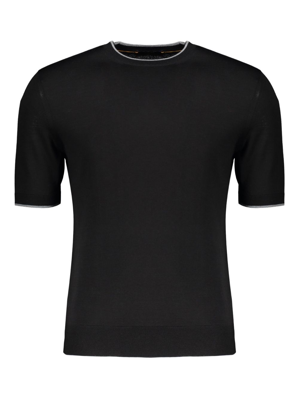 Moorer Eolo knitted T-shirt - Black