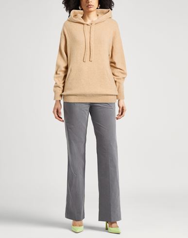 Woman Sweater Sand Size 2 Cashmere, Silk, Polyester
