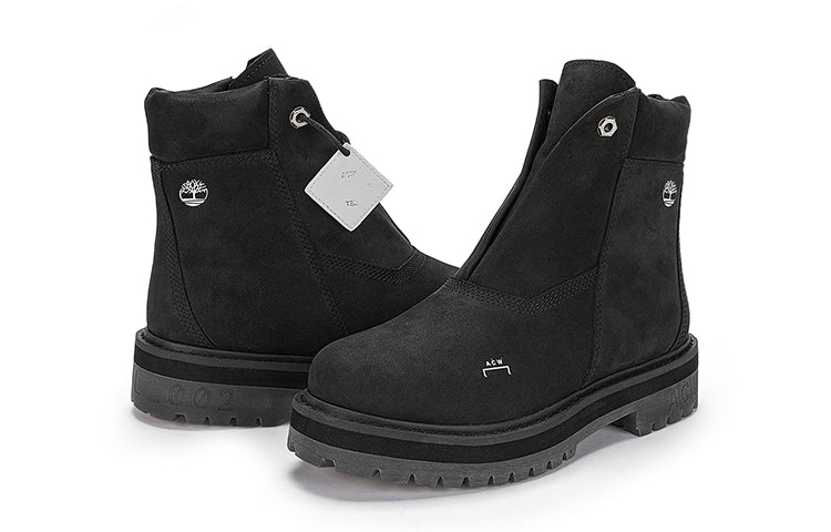 (WMNS) x A Cold Wall 6 Inch Premium Side Zip Boot 'Jet Black Nubuck'