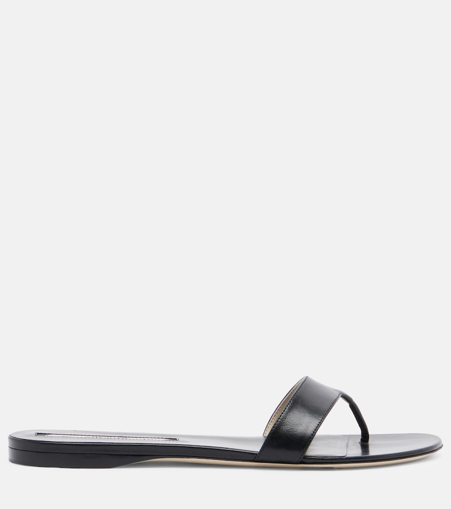 Helix leather thong sandals