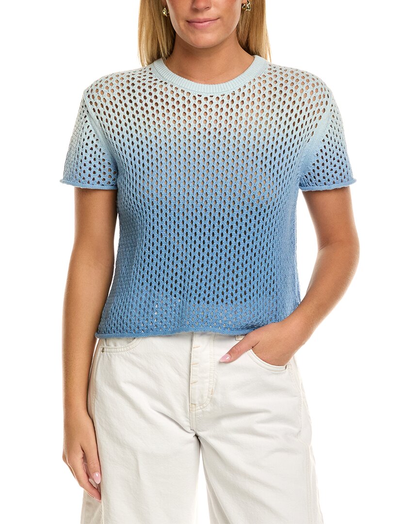 Poppy Short Sleeve Cashmere-Blend Sweater