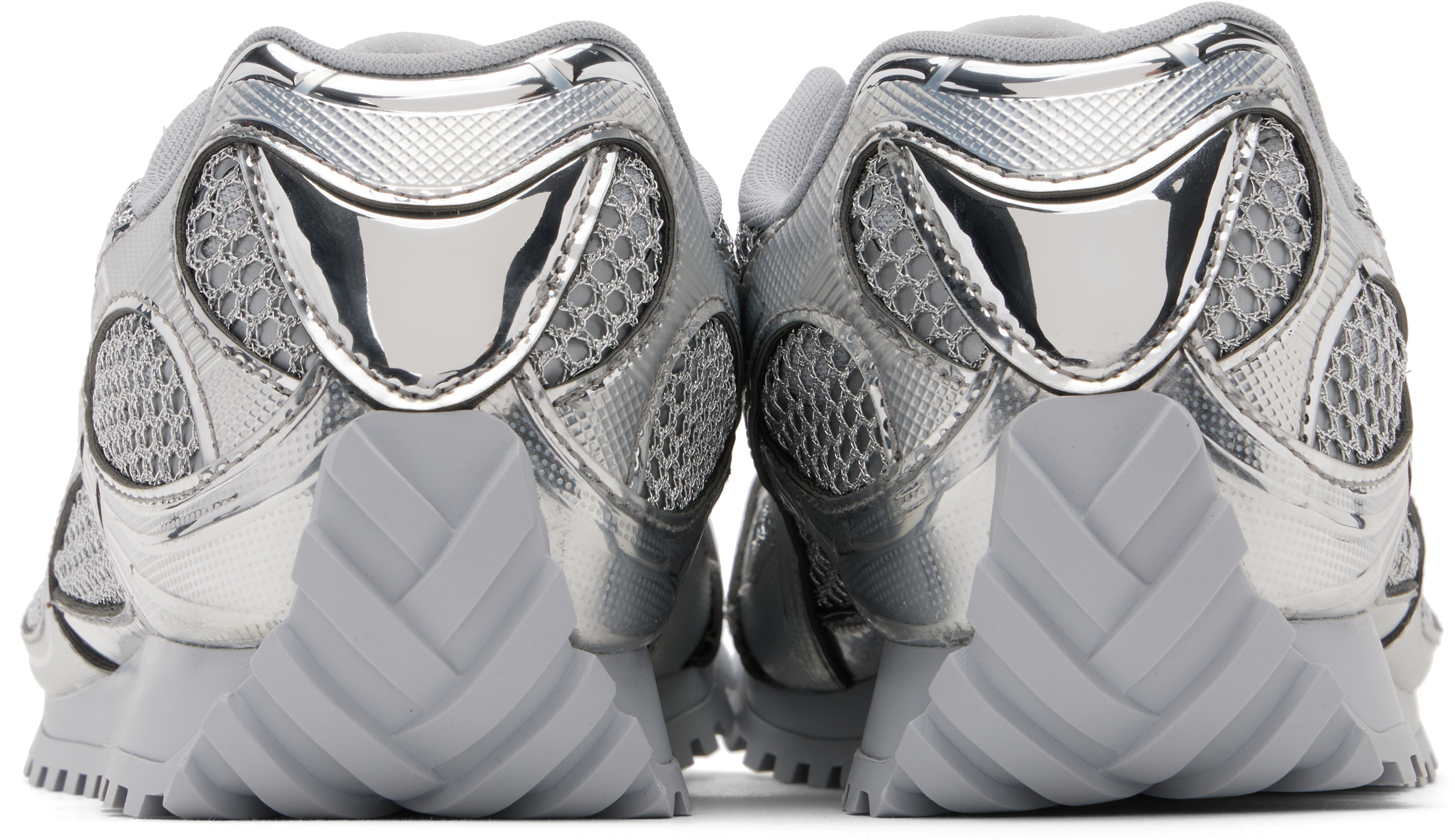 Bottega Veneta Silver Orbit Sneakers