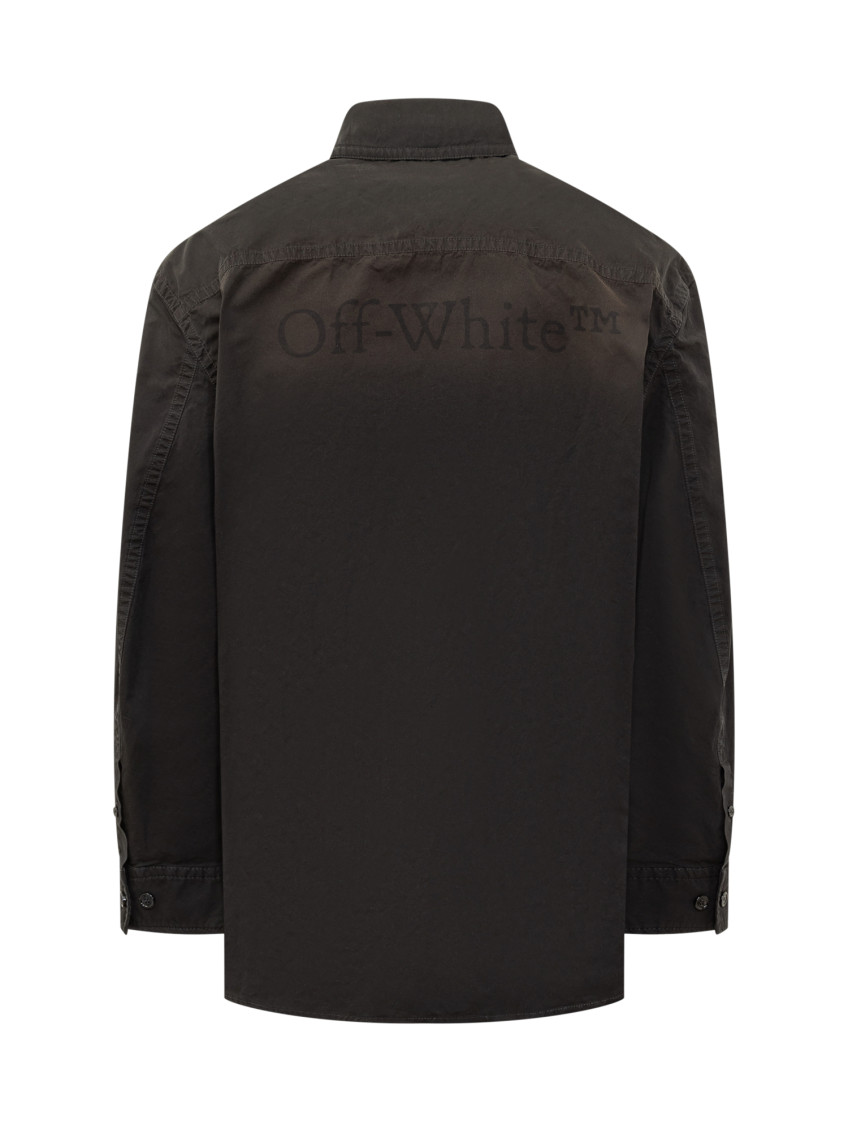Black Shirt With Front Pockets