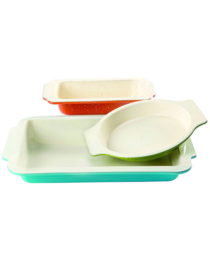 Colorsplash Imbue 3Pc Carbon Steel Nonstick Bakeware Set