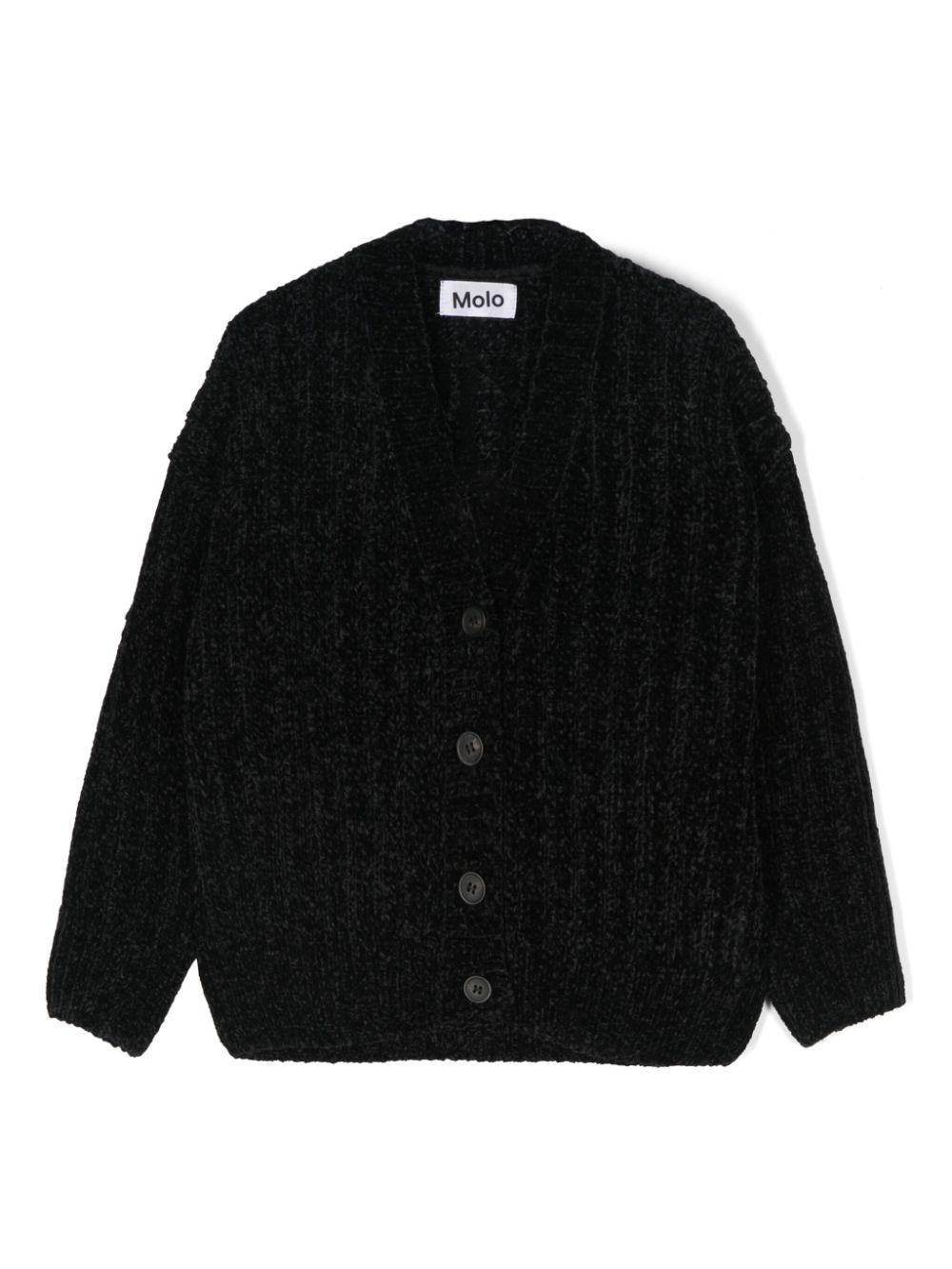 Chenille cardigan - Black