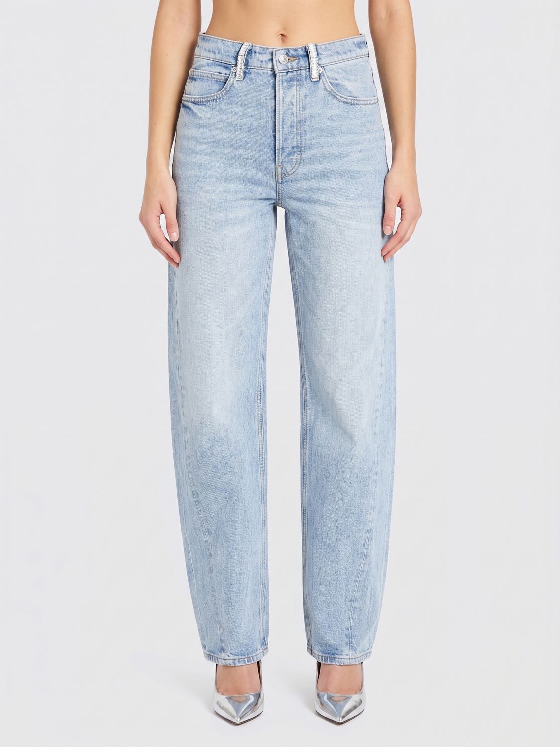 Jeans Woman color Stone Washed
