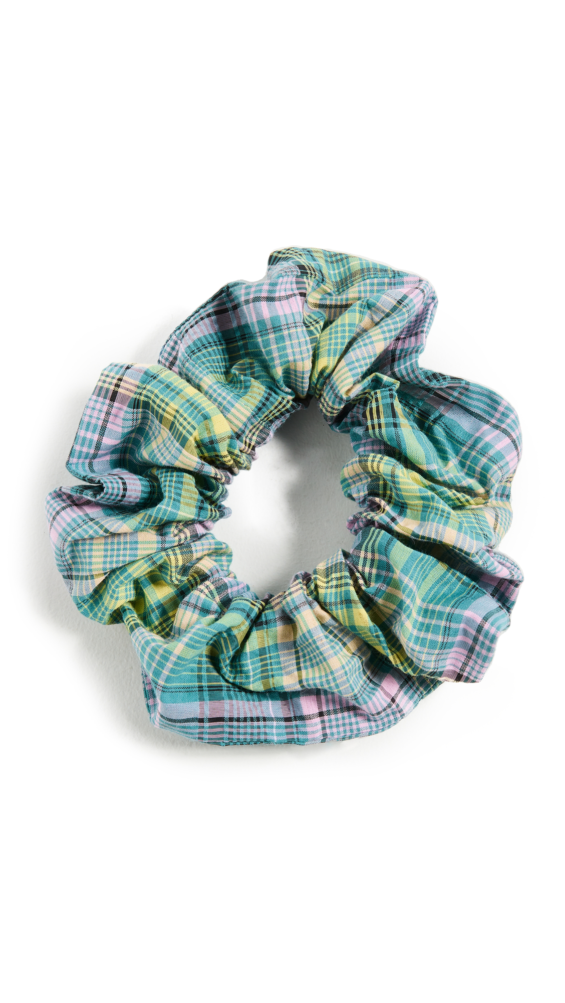 Seersucker Check Scrunchie