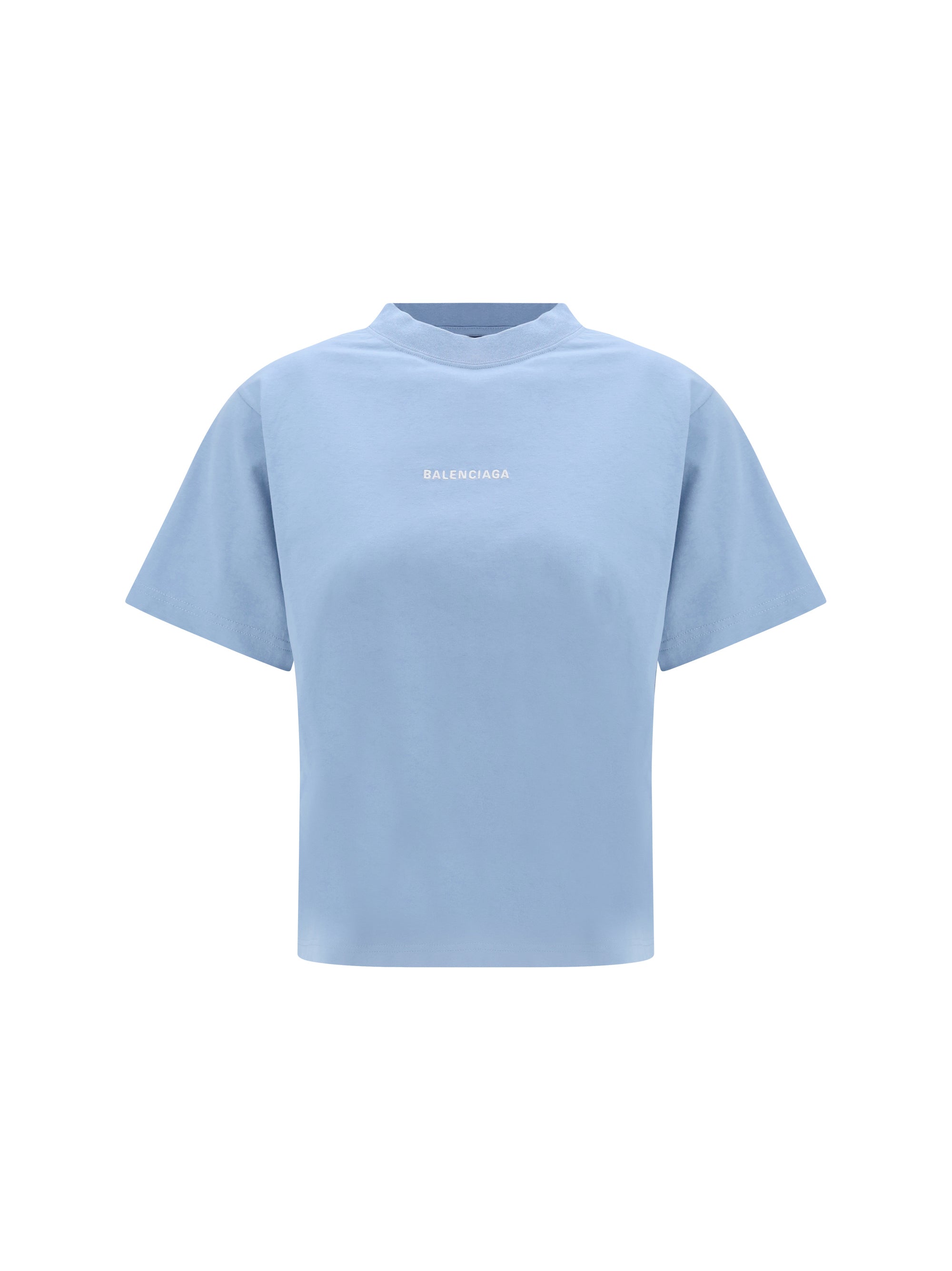 Logo-Printed Cotton T-Shirt — Blue