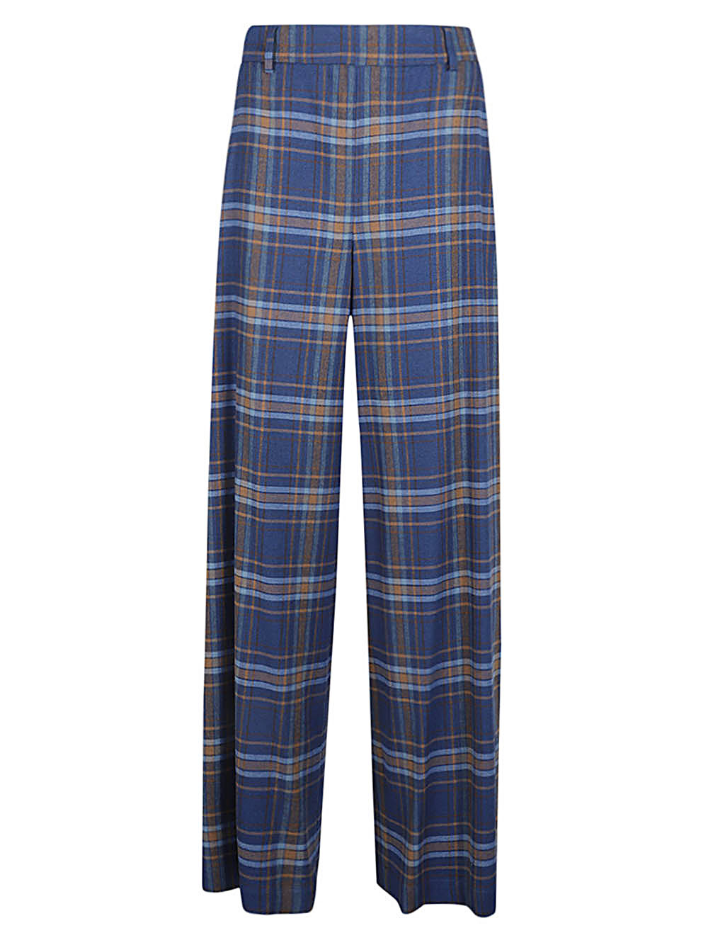 Niu Women's Wide Leg Checked Trouser