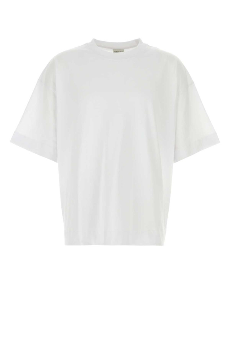 Dries Van Noten - heno cotton oversized crew neck t shirt